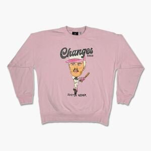 H&M Justin Bieber "Changes" 2020 Album Crewneck Sweater (Light Pink | Size XL)